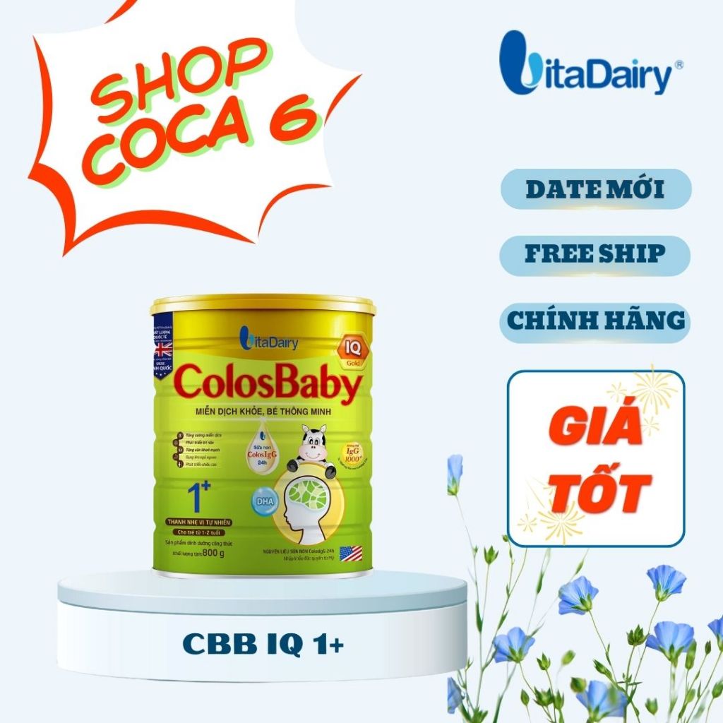 Sữa bột Colosbaby IQ 1+ 400g - date 13-12-2026 - Vitadariry