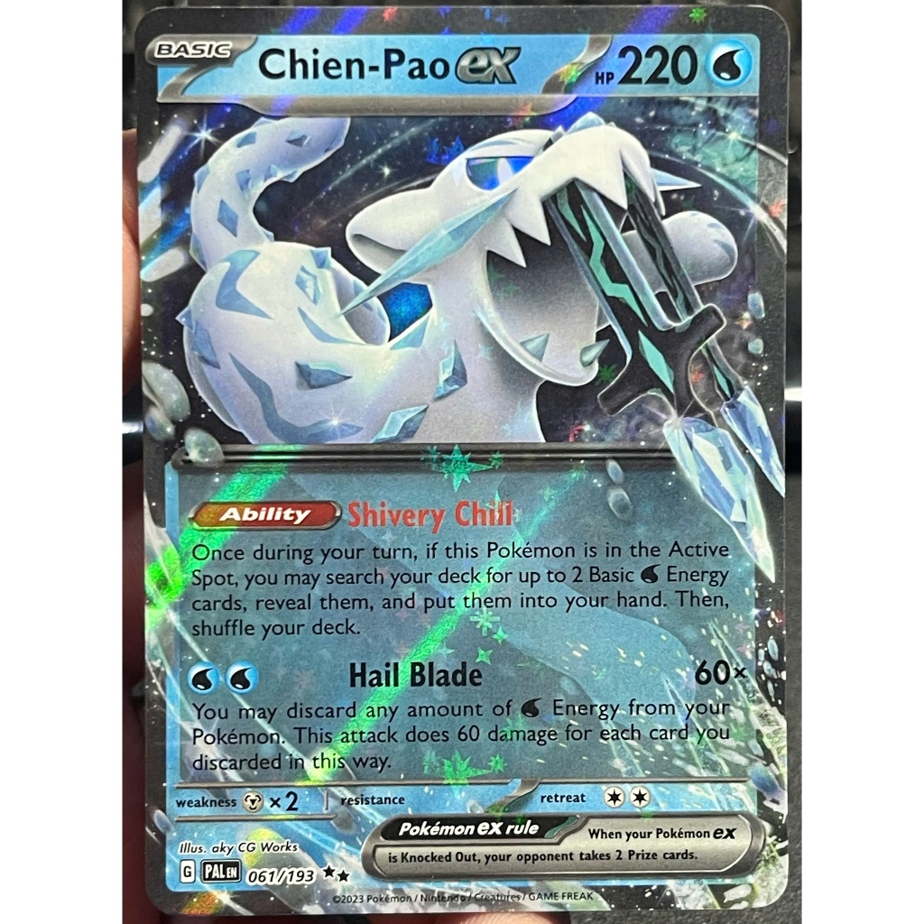 [KW2 Pokemon] [EN] Thẻ Chien-Pao ex - 061/193 - Ultra Rare