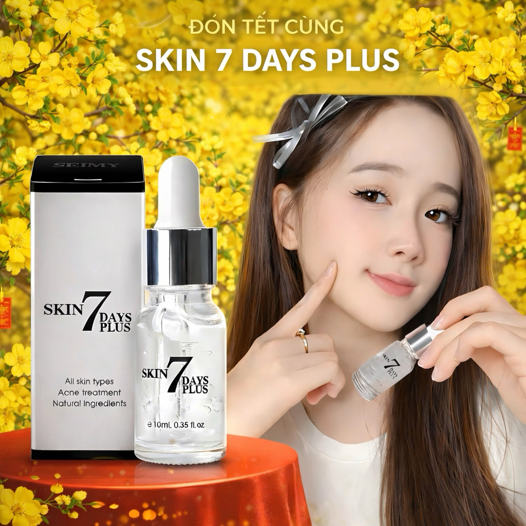 Serum giảm mụn thâm - Skin 7 Days Plus - 10ml