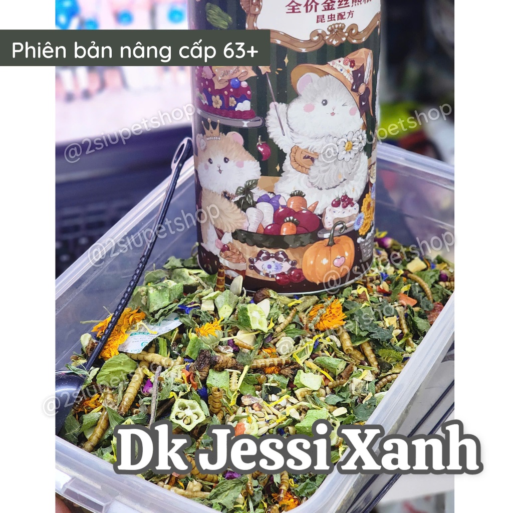 [ Dk jessi] Thức ăn Dk Jessi Xanh Phiên bản nâng Cấp lên tới 65 thành phần. sản phẩm Dk jessi hồng t