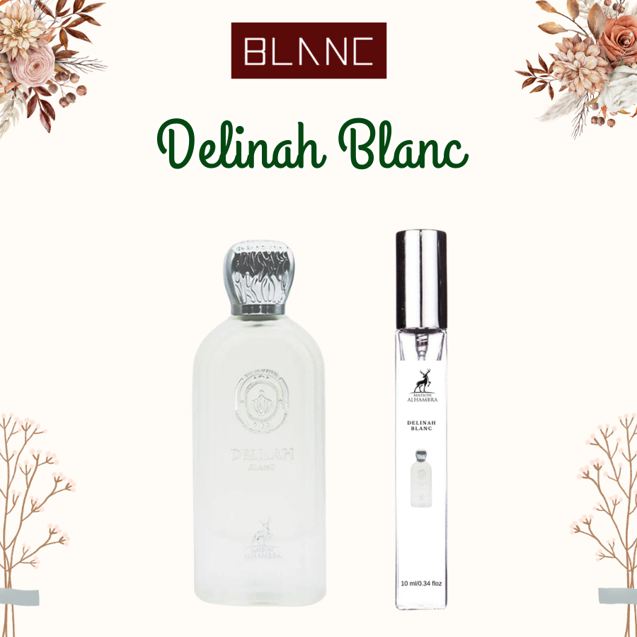 Nước Hoa Nữ Chiết Delilah Blanc BLANC PERFUME, Dầu Thơm Hương Hoa Cỏ Trái Cây Cuốn Hút, Dễ Chịu, Hấp