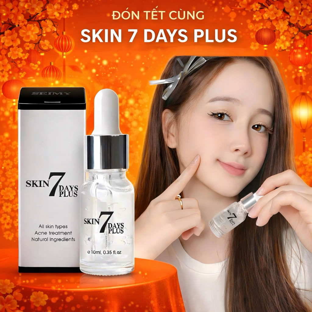 Serum giảm mụn thâm - Skin 7 Days Plus - 10ml