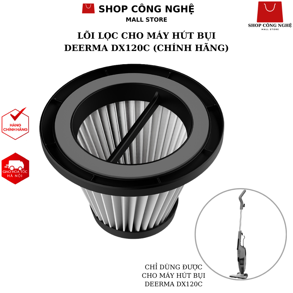 Lõi lọc cho máy hút bụi Deerma DX120C (Hàng Chính hãng)