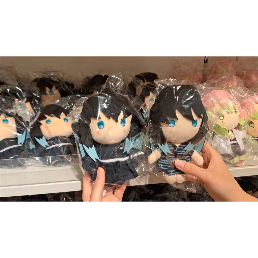 [CHÍNH HÃNG] DOLL NHẬT 15CM YURAFUWA MINI PLUSH TOYS GIYUU MUICHIROU SANEMI KIMETSU NO YAIBA DEMON S