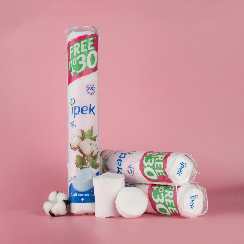 Bông tẩy trang Ipek Klasik Cotton Pads 150 miếng