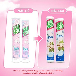 Bông tẩy trang Ipek Klasik Cotton Pads 150 miếng