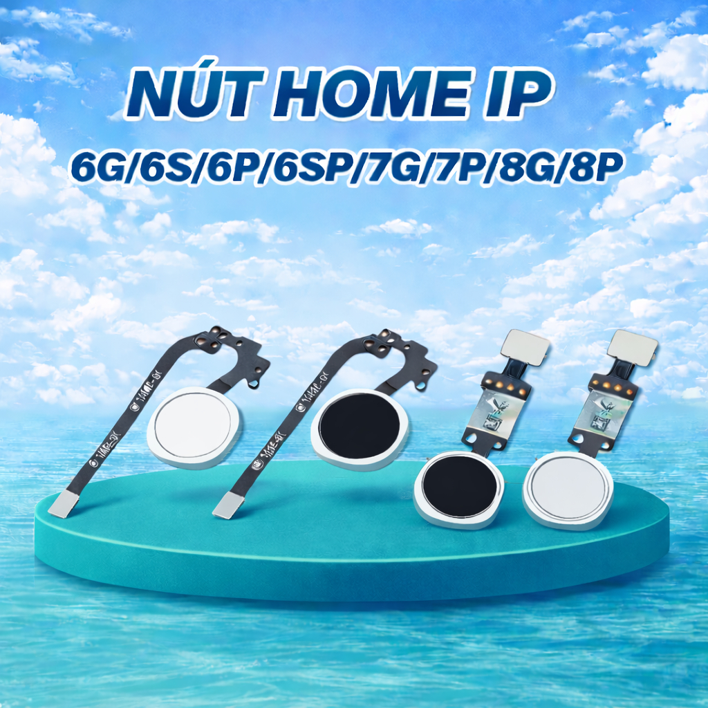 Nút Home, Phím Home Dành Cho 5s/ 6/ 6 Plus/ 6s/ 6s Plus/ 7/ 7 plus/ 8/ 8 plus mới