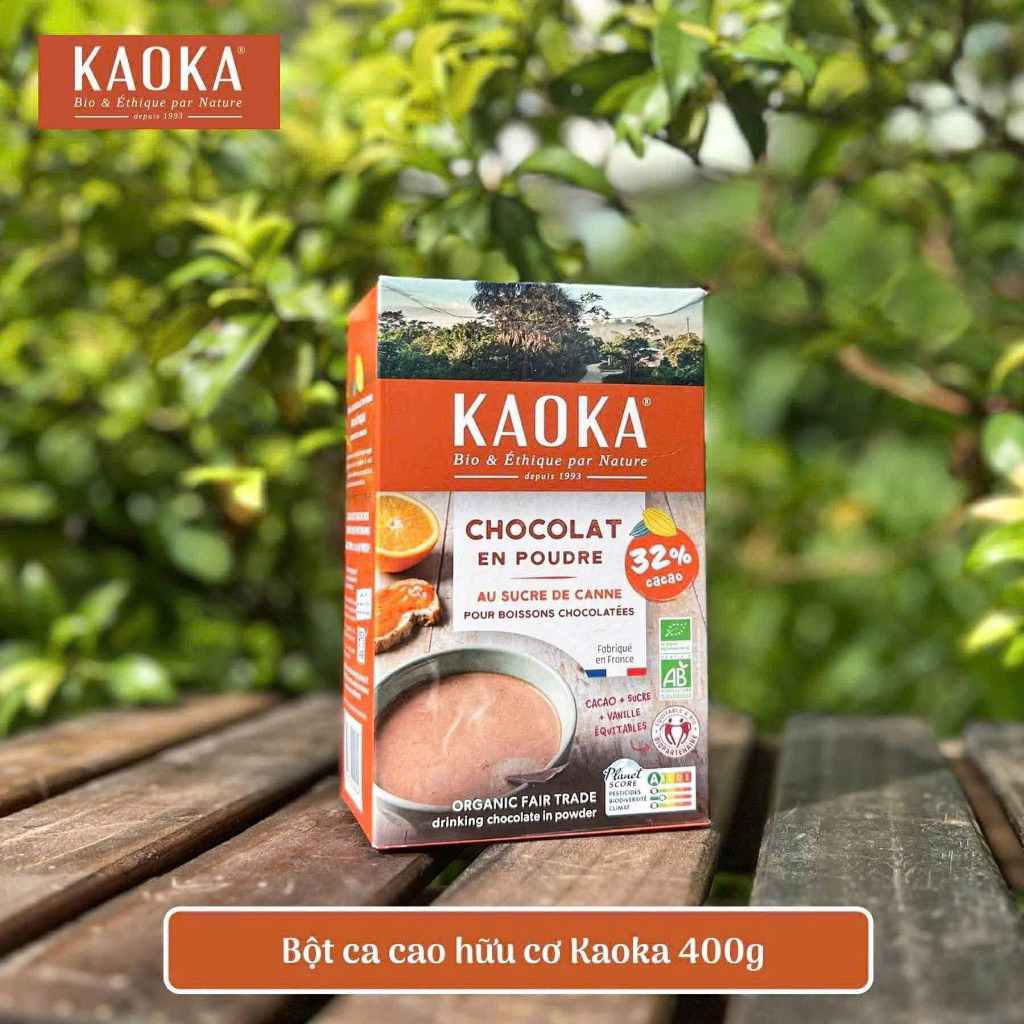 Bột Cacao Hữu Cơ Kaoka 32% Cacao Powder 400g