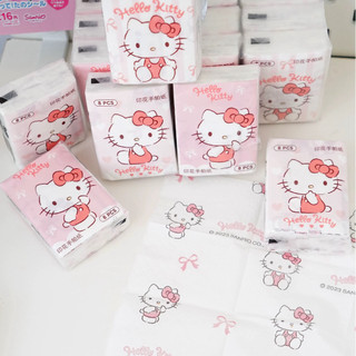 ☘️𝗡𝗘𝗪☘️ Khăn giấy bỏ túi Hello Kitty