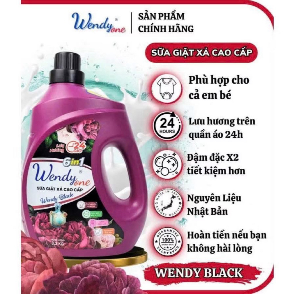 Nước giặt Wendy One lưu hương 24h