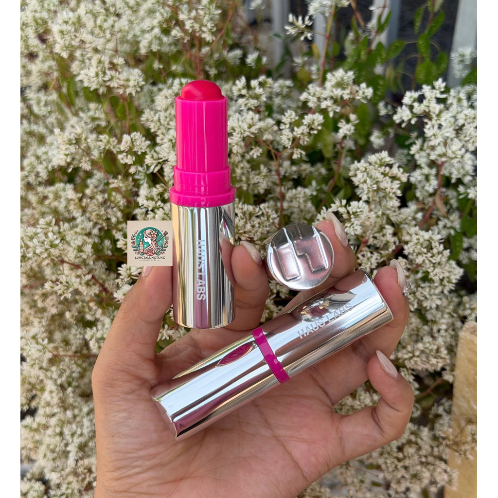 Tách set k box - HAUS LABS BY LADY GAGA  Color Fuse Longwear Hydrating Glassy Lip + Cheek Blush Balm