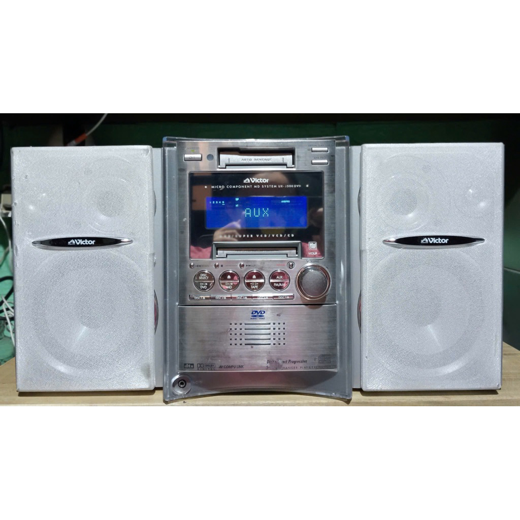 Khiển học lệnh dàn VICTOR UXA10DVD các bộ dàn VICTOR mini đời đĩa DVD dùng ngay.