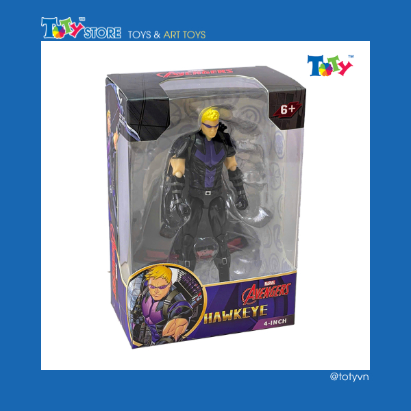 [CHÍNH HÃNG] Mô hình Marvel - Avengers - Hawkeye (4 Inch) - ZD Toys - ZC29