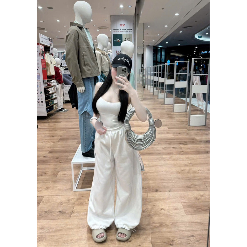 [ BÉMIU.STUDIO ] SET ÁO 2S MIĨ QUẦN ỐNG RỘNG DA CÁ