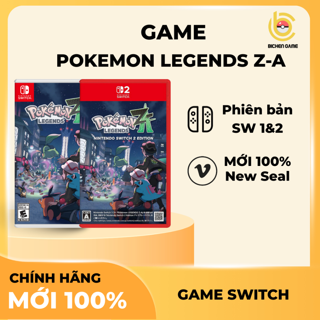 Game Pokemon Legends ZA - Game Nintendo Switch/ Switch 2