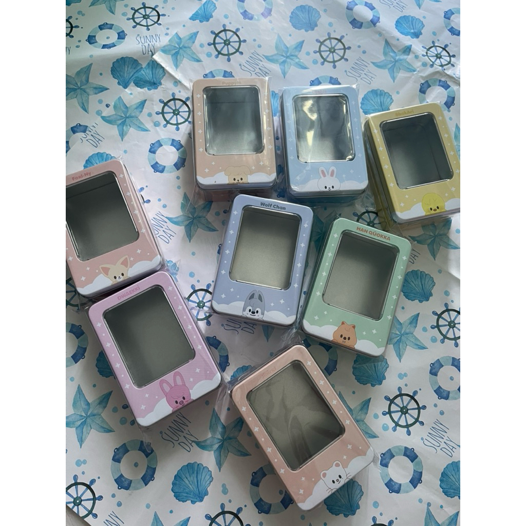 [CHÍNH HÃNG/OFFICIAL] Hộp thiếc tincase STRAY KIDS SKZOO đựng photocard đợt DOMINATE:CELEBRATE