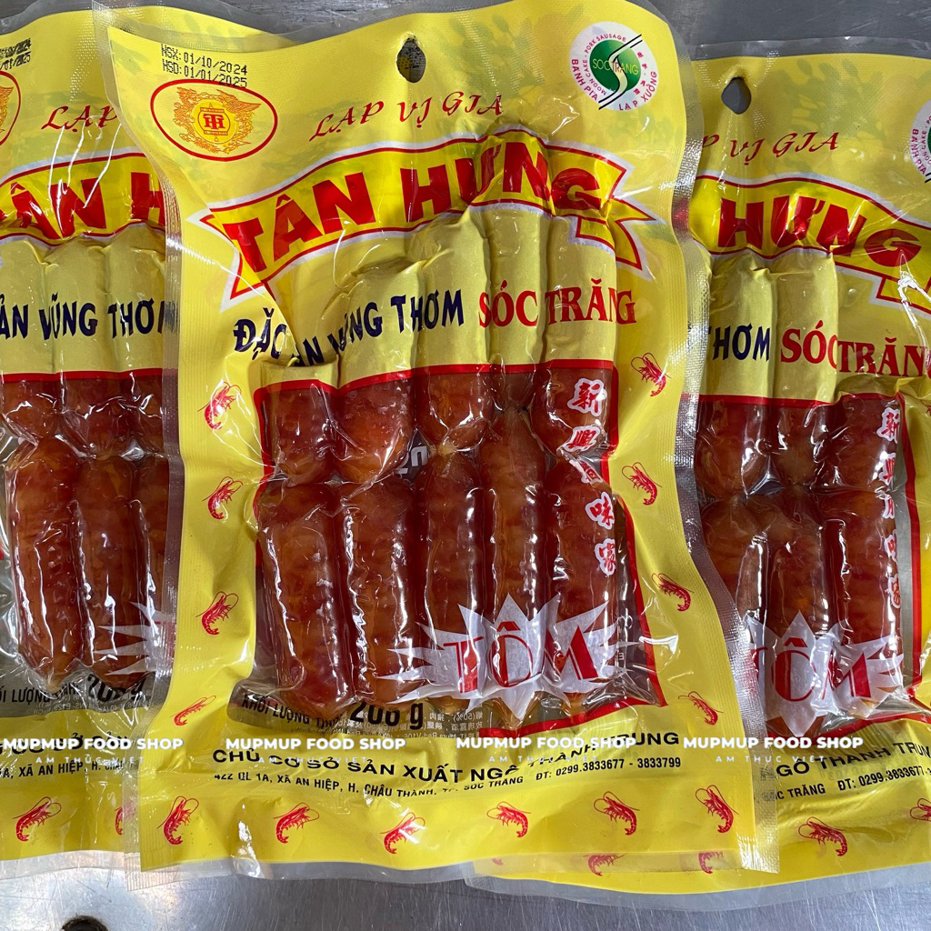 Lạp xưởng Tôm Tân Hưng