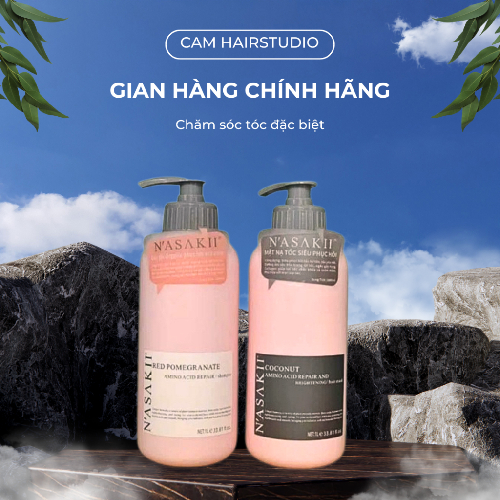 Combo Gội Xả Nasakii 1000ml