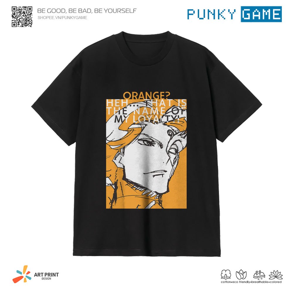 Áo thun Unisex Code Geass Jeremiah Orange Cotton 100% ngắn tay