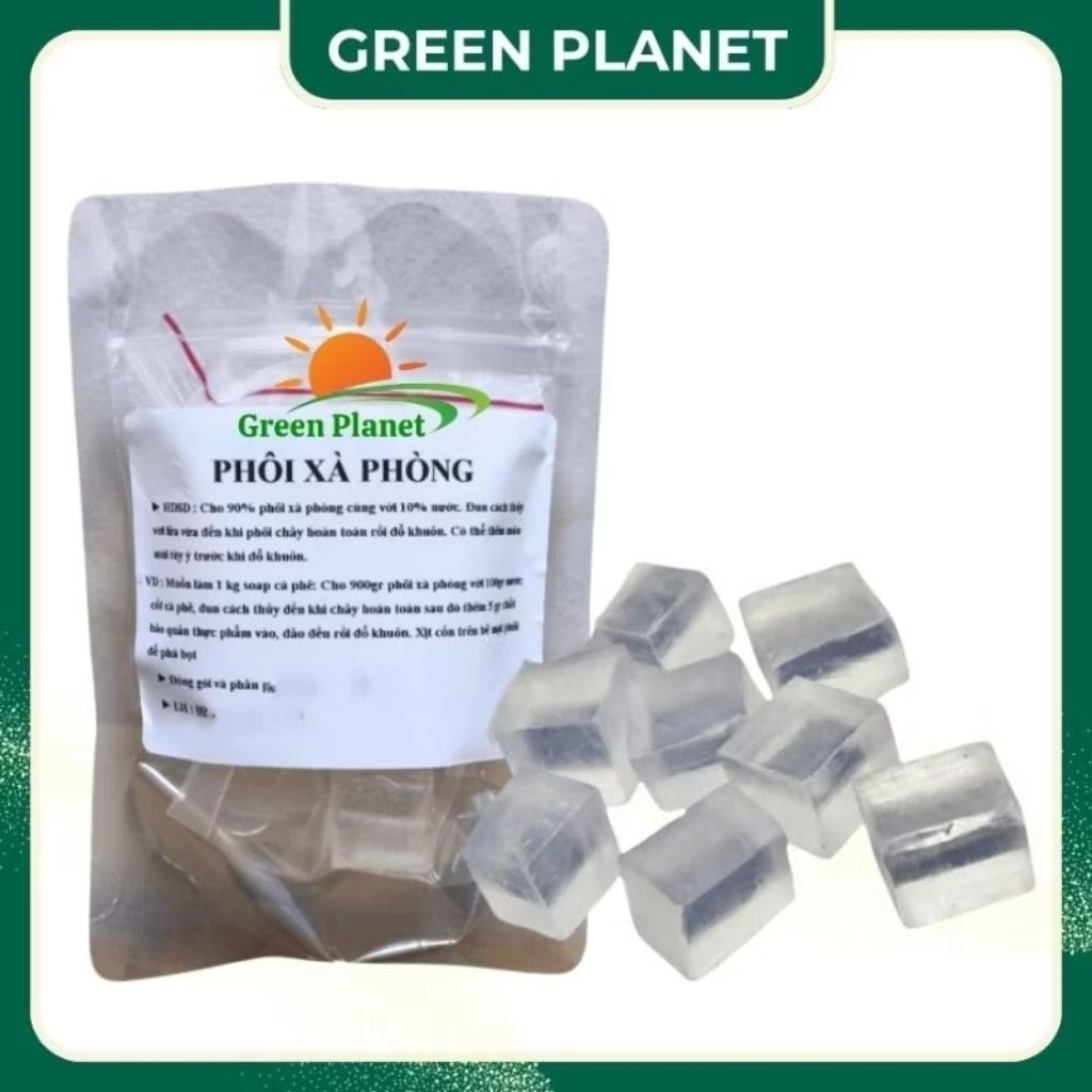 Phôi xà phòng trong 100g glycerin