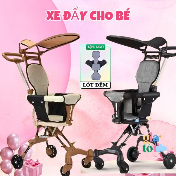⭐️[𝑴𝒊𝒆̂̃𝒏 𝑺𝒊́𝒑]Xe Đẩy Gấp Gọn Cho Bé Yêu, Bé Đi Du Lịch Đi Chơi Siêu Gọn Nhẹ-Cao Cấp cho bé. / cao cấp