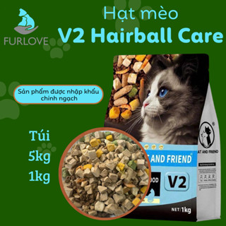 [HOẢ TỐC 24/24] Hạt 70% topping cho mèo V2, hairball,hỗ trợ tiêu hoá - Furlove Pet House
