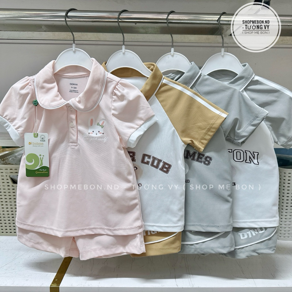 [ DOKMA ] Bộ Dokma cộc tay cho bé trai, bé gái