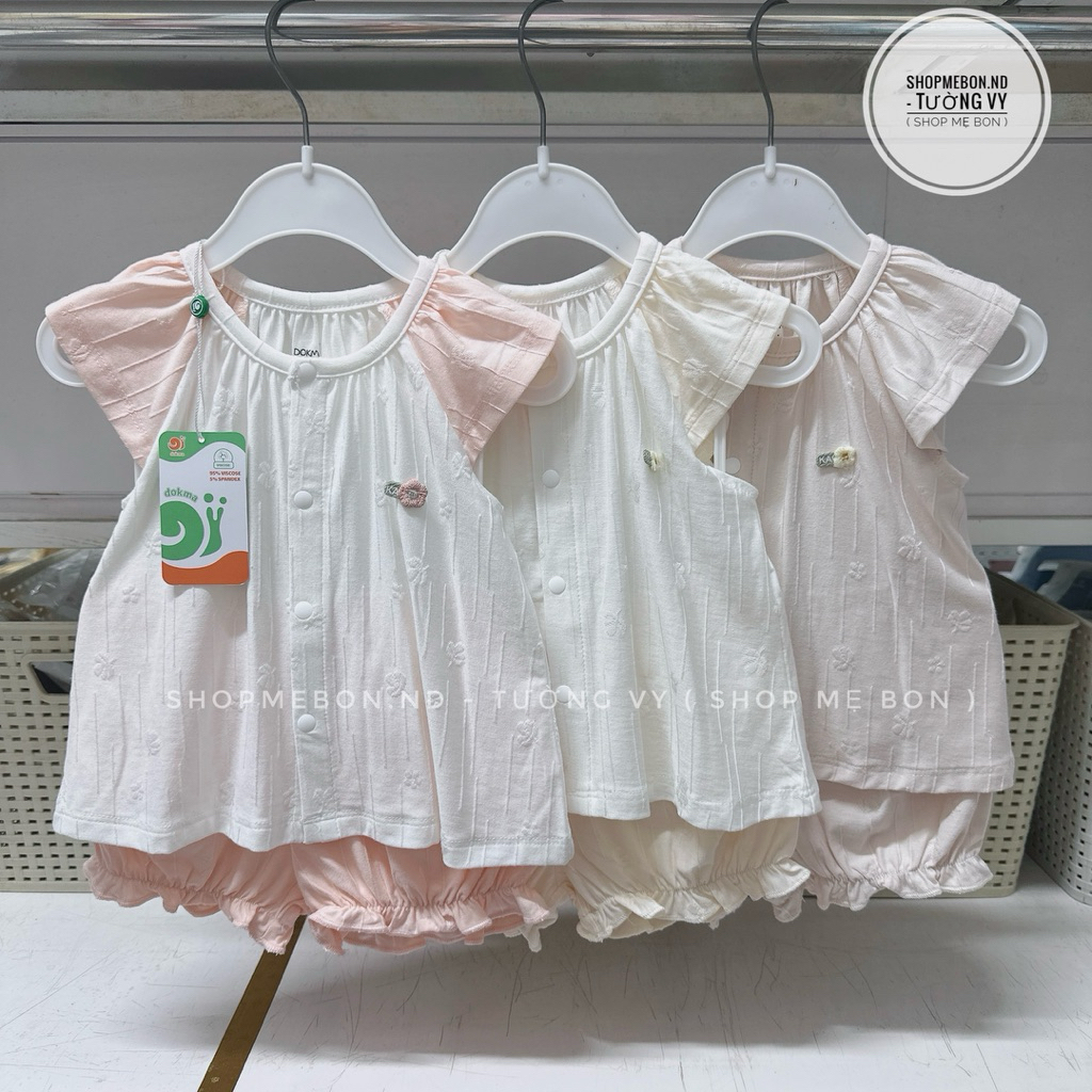 [ Dokma ] Bộ Dokma cộc tay cài thẳng cho bé trai bé gái