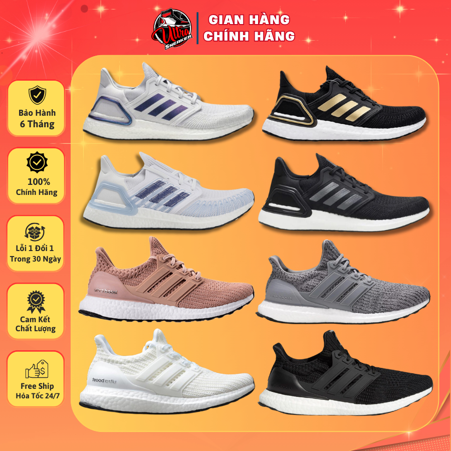 Giày Ultra Boost 4.0 & 6.0 Đủ Màu. Giày UB 4.0 và 6.0 Chạy Bộ Cực Êm Nhẹ Nam Nữ.