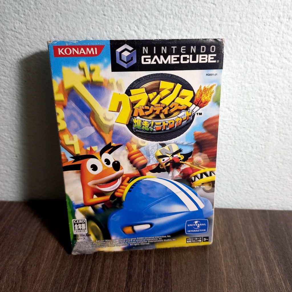 Crash Bandicoot Bakuso Nitro Kart Gamecube Nhật Fullbox