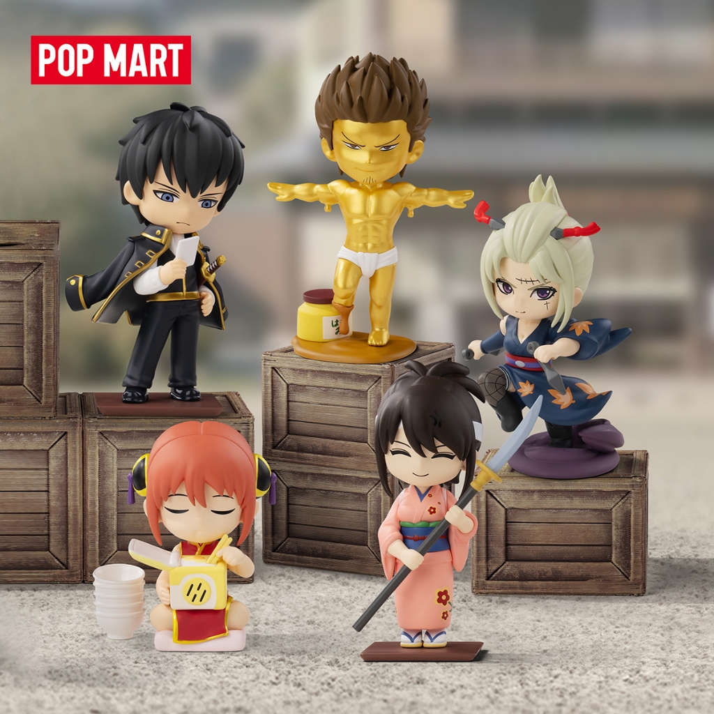 POP MART Gintama Welcome To Yorozuya Series Figures - Whole Set