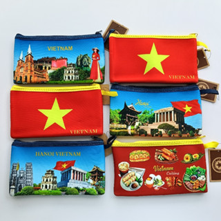 Bóp ví - Bóp viết hình ảnh Áo Dài, cảnh Việt Nam - Quà tặng lưu niệm Việt Nam.