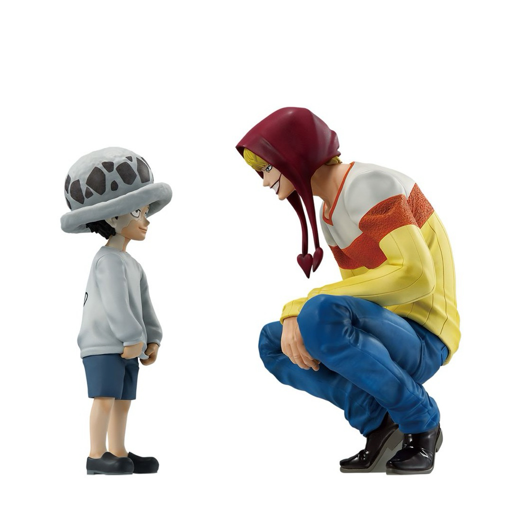 Mô hình One Piece - Corazon & Law Revible Moment Ichiban Kuji Last One Figure chính hãng Bandai