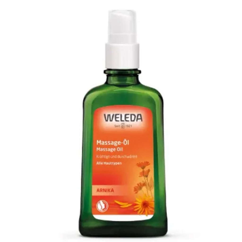 (Chính hãng Nội địa Đức) Dầu Massage Hoa Cúc Vàng 100ml / Weleda Calendula Massage Oil 100ml