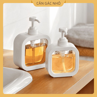 Chai Đựng Dầu Gội, Sữa Tắm, Bình Đựng Nước Rửa Tay Phòng Tắm Dung Tích 300ml, 500ml - Căn Gác Nhỏ