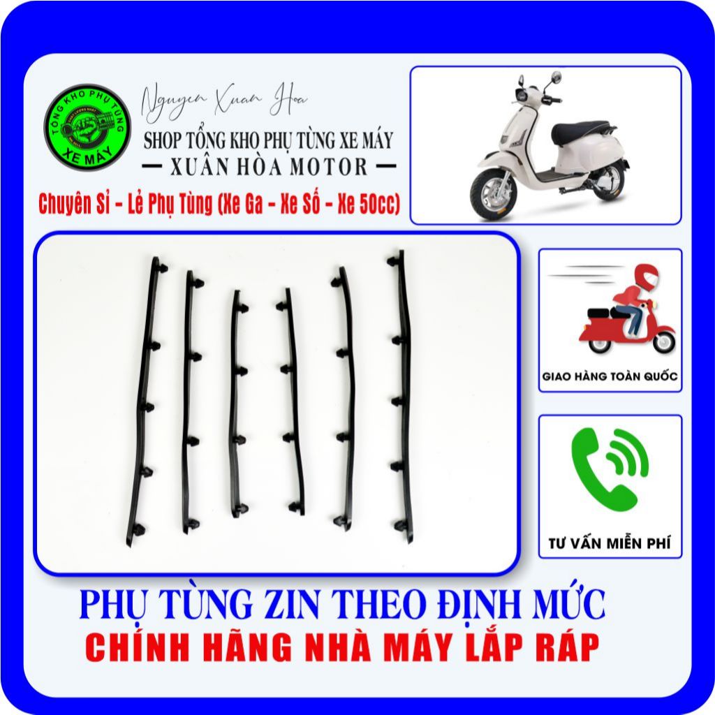 Bộ cao su sàn chân Vespa Espero Diamond Pro/ Espero Classic Ultra/ Espero Diamond Plus... Gắn sàn ch