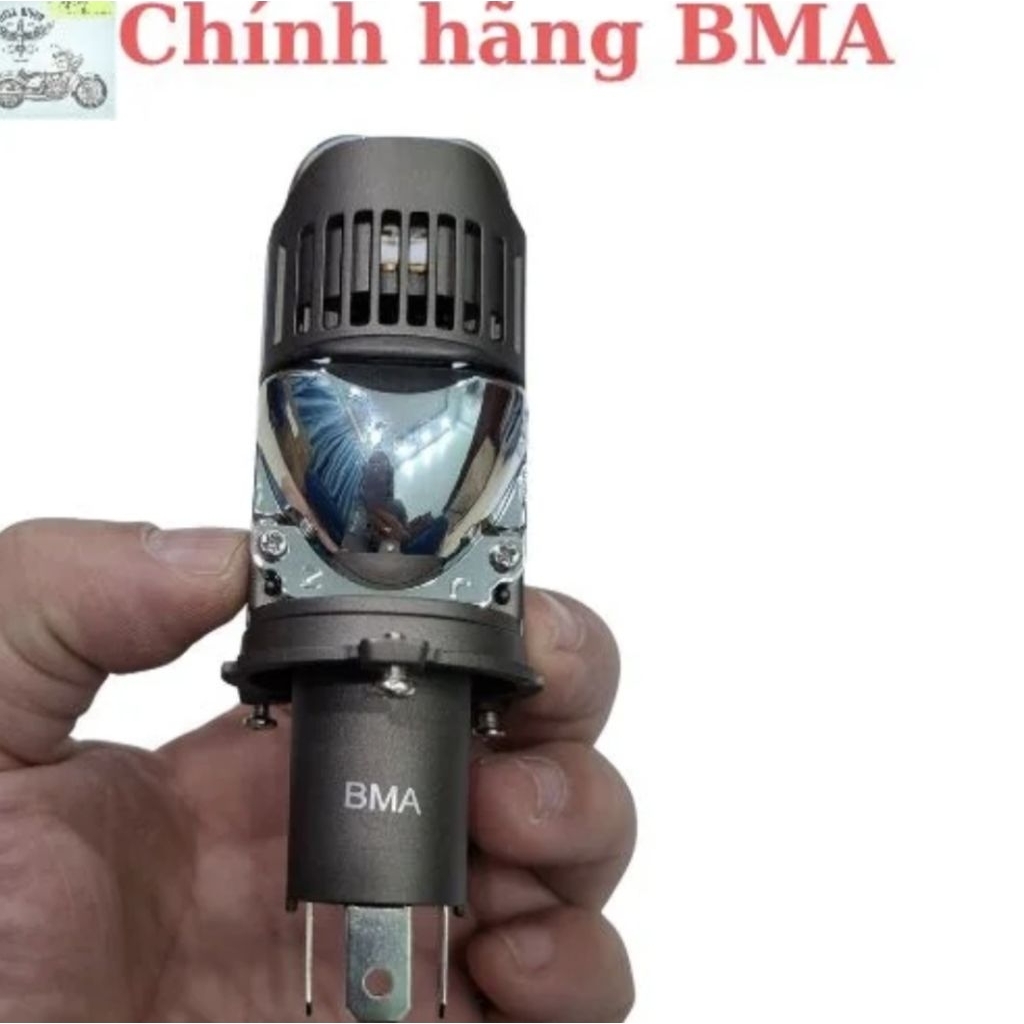 T90 Plus, pha led bi cầu mini chân H4, lắp ô tô, xe máy.