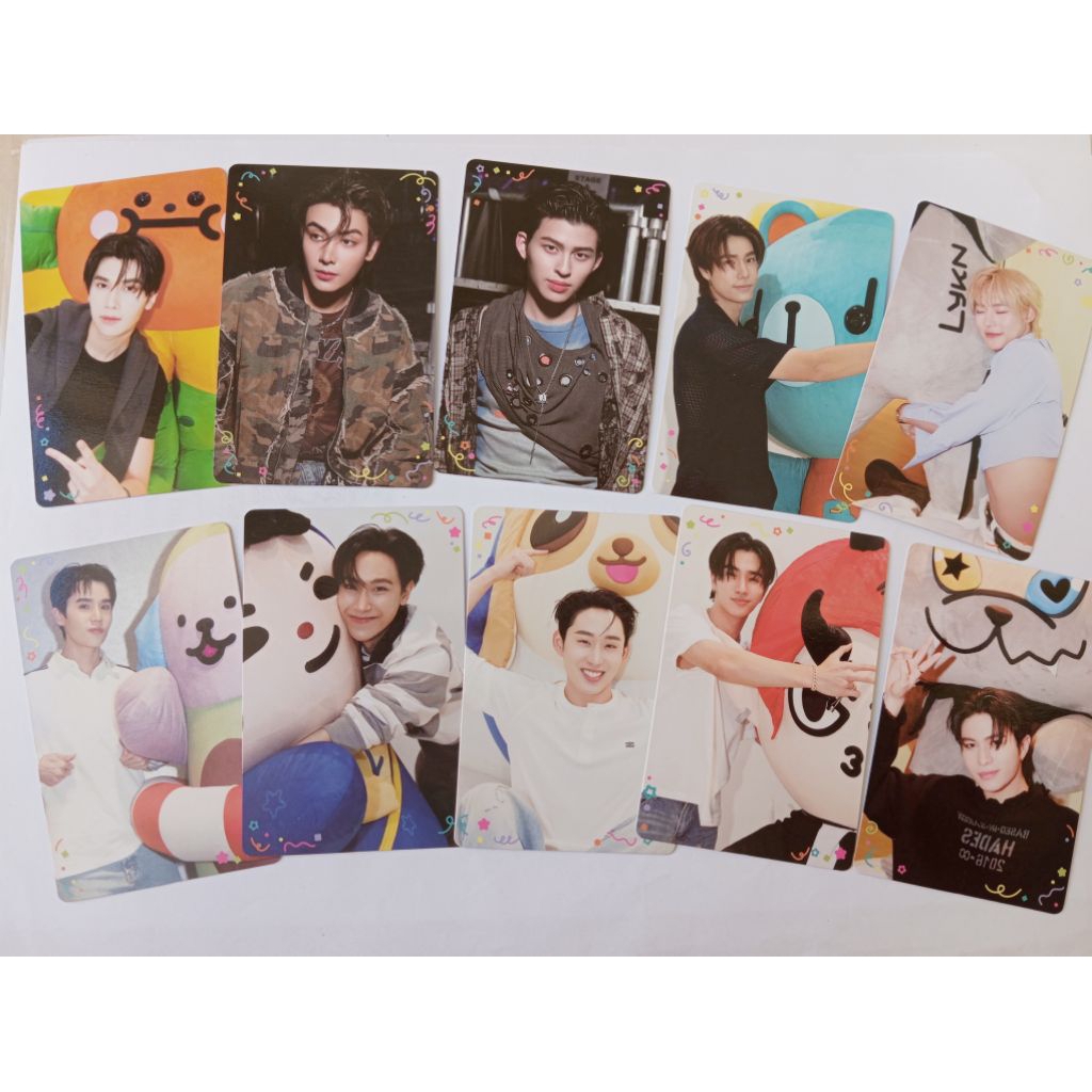 [CHÍNH HÃNG] Card Happy Fam Bonds, PondPhuwin, William, Est, JoongDunk, Fourth, JimmySea, Perth. Ex 