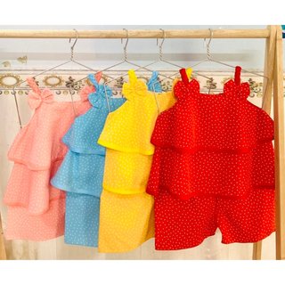 Bộ Lụa  Kiểu Bé (14-18kg) (giao màu ngẫu nhiên)