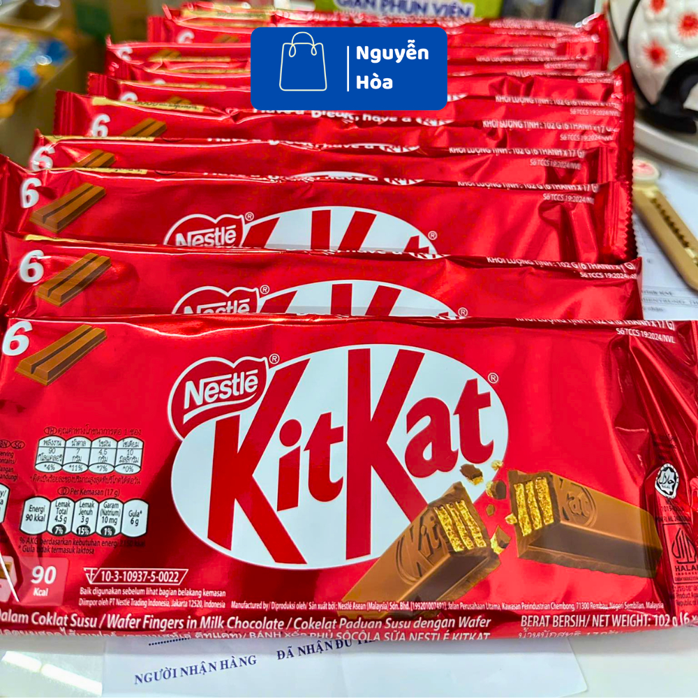 [DATE MỚI] Bánh Xốp Phủ Socola Nestlé KitKat ĐỦ VỊ - Quà Biếu Tặng Tết Cao Cấp/Ăn Vặt Chính Hãng Dat