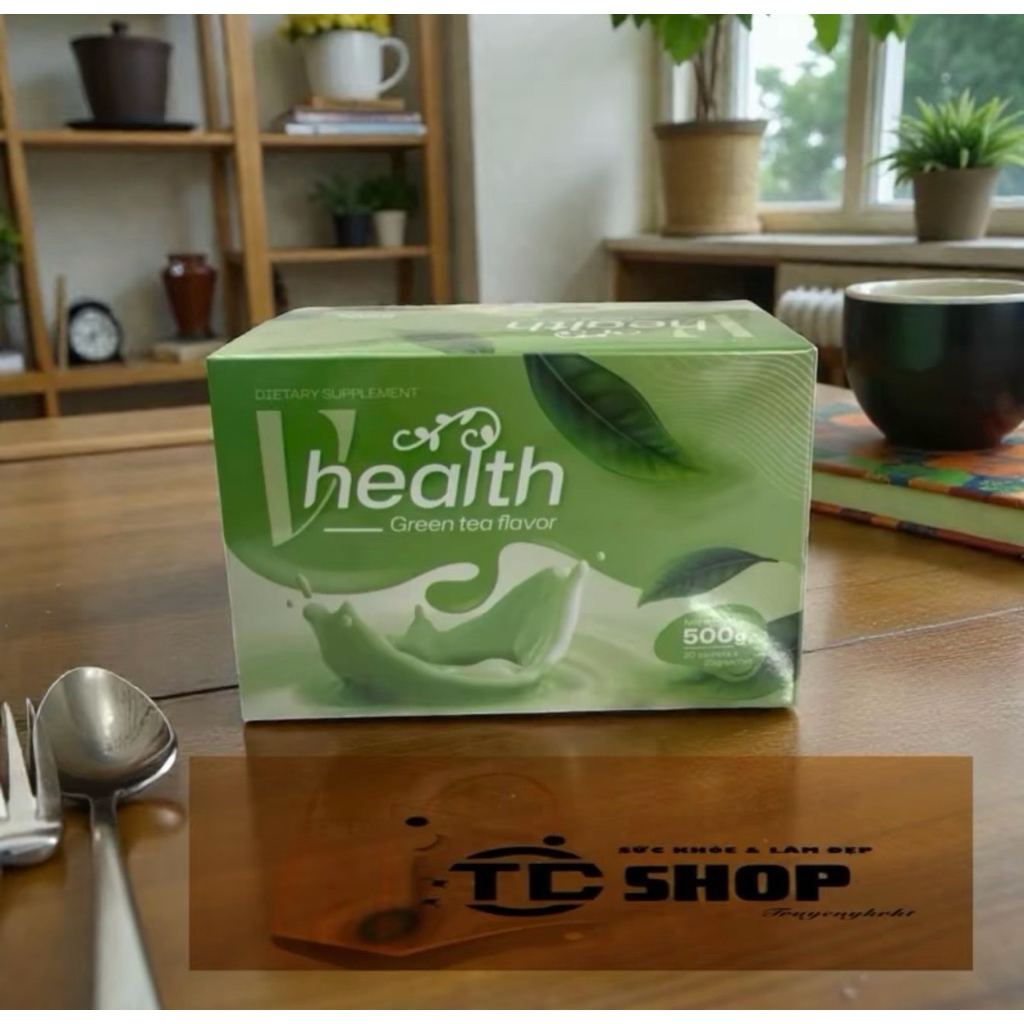 Ngũ cốc Vhealth matcha trà xanh hộp 20/gói