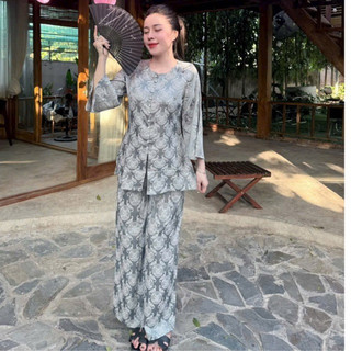 Gấm Suông Mợ Ba Cao Cấp Nữ # Đồ Lam Đi Chùa