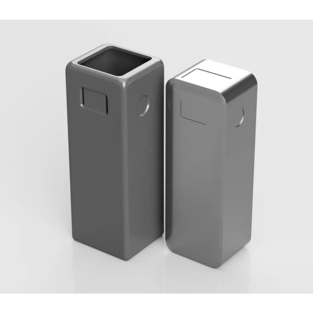 Case Vỏ Bảo Vệ Cho Anker 737 Power Bank 24K 140W - Hộp Đứng Kim Loại Xám Sang Trọng