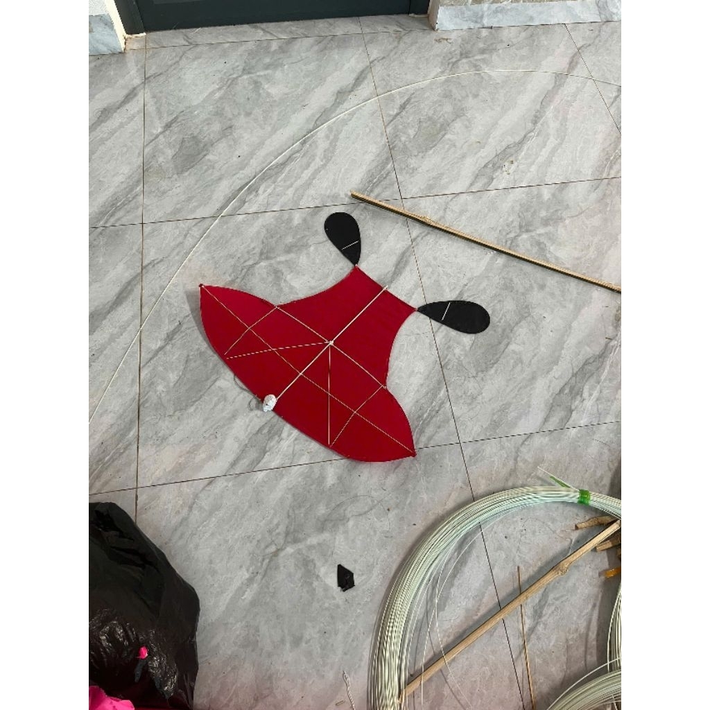 Diều mini 90cm đại trà,cáp quang+vải chống nước siêu bền