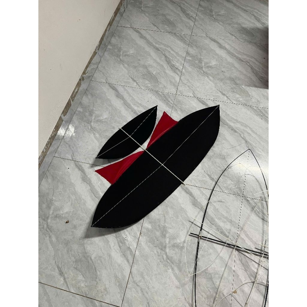 Diều 90cm cáp quang+vải chống nước siêu bền