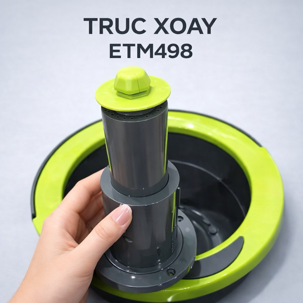 [Phụ Kiện] Lõi Trục Xoay Thùng Lau Nhà ETM498 LocknLock Chuẩn Zin – Thay Thế Bền Bỉ