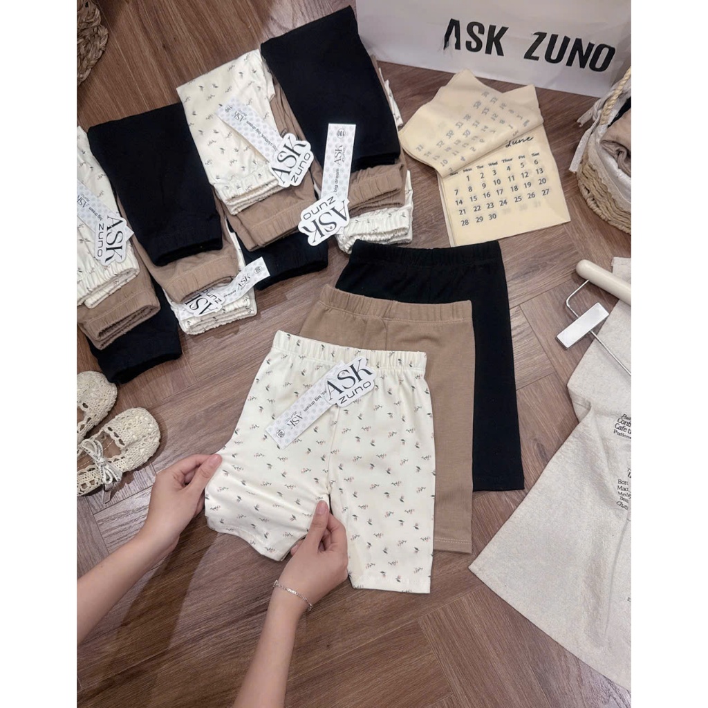 Set 3 quần legging lửng ASK