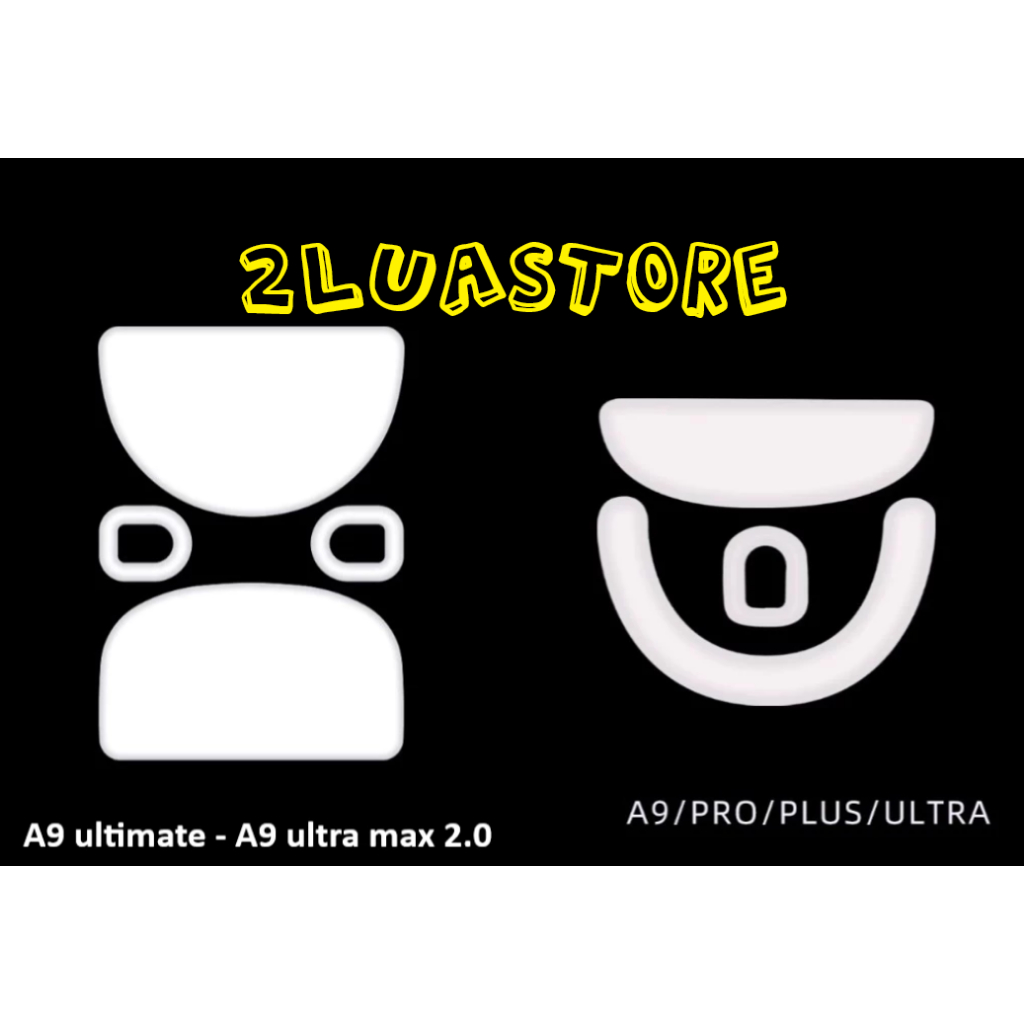 Tấm Mouse feet Tiger ICE V2 ATK Dragonfly A9 Series A9/SE/Plus/PRO/Ultra - Feet Tiger ATK A9 Ultra M