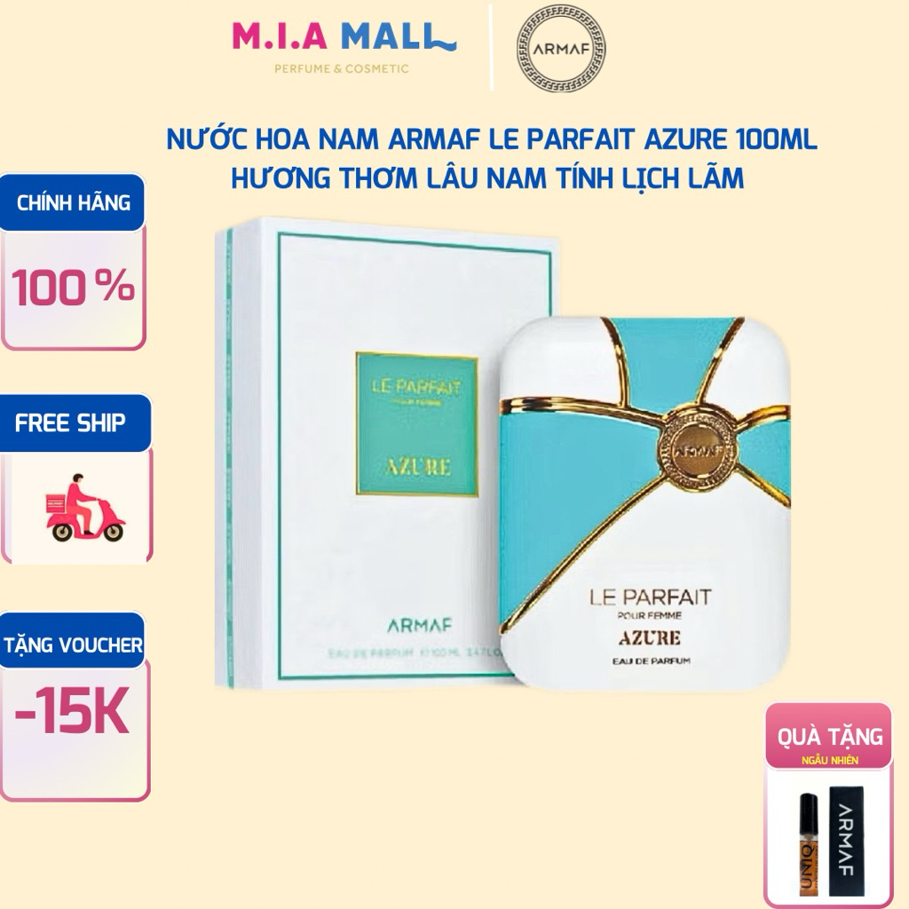 Nước hoa nam ARMAF Le Parfait Azure pour femme 100ml