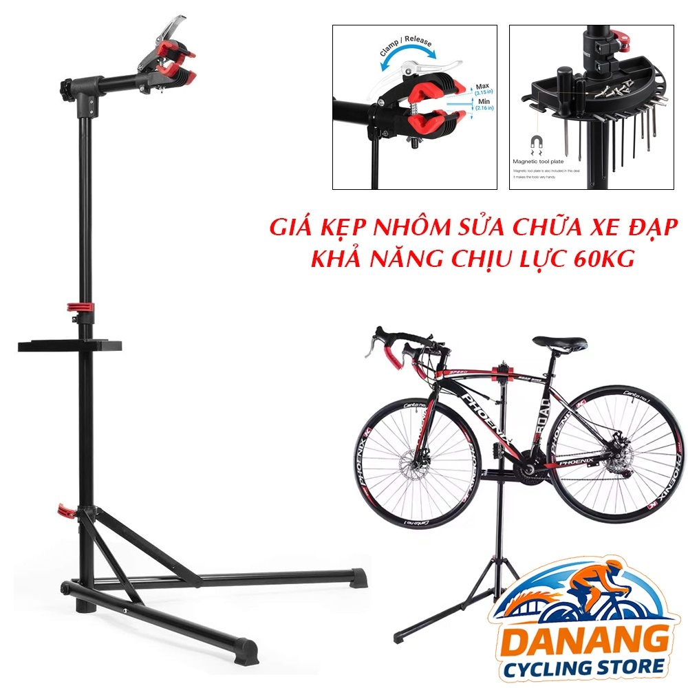 Giá Kẹp Sửa Chữa Xe Đạp Chữ L Hợp Kim Nhôm – Dụng Cụ Bảo Dưỡng